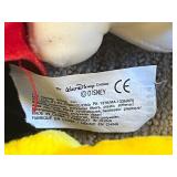 Two Kubota L5030 Toy Tractors with Disney Plush Toys & Wooden Blocks in Sterilite Tote