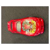 Two Kubota L5030 Toy Tractors with Disney Plush Toys & Wooden Blocks in Sterilite Tote