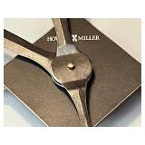 Howard Miller Large Metal Skeleton Clock - Roman Numerals, Open Frame