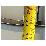 Howard Miller Large Metal Skeleton Clock - Roman Numerals, Open Frame