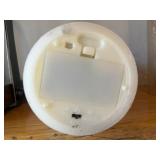 Pair of Hurricane Candle Holders - Glass Cylinders on Black Iron Stands