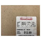 Marshalls HomeGoods 3-Piece Decor Lot: Framed Hotel de Beaune Print & Ceramic Vase & Elephant Figurine