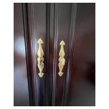 Kincaid Heritage Armoire Wardrobe with Brass Hardware & TV Compartment - contents NOT inc