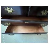 Kincaid Heritage Armoire Wardrobe with Brass Hardware & TV Compartment - contents NOT inc