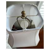 Kincaid Heritage Cherry Wood Nightstand with Brass Hardware & Crystal Lamp - 4-Drawer Bedroom Furniture