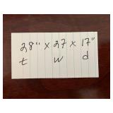 Kincaid Heritage Cherry Wood Nightstand with Brass Hardware & Crystal Lamp - 4-Drawer Bedroom Furniture