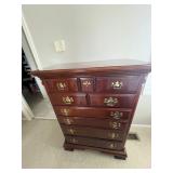 Kincaid Heritage Cherry Mountain Dresser - 8-Drawer, Dark Cherry Finish, Brass Hardware