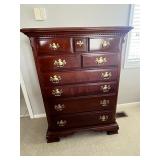 Kincaid Heritage Cherry Mountain Dresser - 8-Drawer, Dark Cherry Finish, Brass Hardware