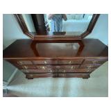 Kincaid Heritage Dresser with Mirror - Cherry Finish