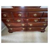 Kincaid Heritage Dresser with Mirror - Cherry Finish