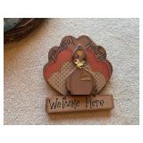 Autumn Wreaths - Sunflower Harvest, Fall Leaves, Welcome Home Sign