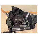 Reebok Duffel Bag & Red Heart Pattern Rolling Suitcase Travel Set (2-Piece)