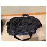 Reebok Duffel Bag & Red Heart Pattern Rolling Suitcase Travel Set (2-Piece)