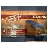 Adventuridge Camping Cot - Aluminum Frame, 75 in L x 26 in W x 16.5 in H, 230 lbs