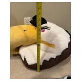 Kawasaki Toy Keyboard with Speakers & Giant Plush Bird Pillow - Two-Piece Set