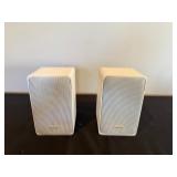 Realistic Minimus-7 White Speakers (Lot of 2)