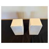 Realistic Minimus-7 White Speakers (Lot of 2)