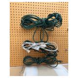 Extension Cords - Assorted Bundles (Green & White), Heavy-Duty