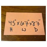 Queen Bed with Simmons Innerspring Mattress - Pine Wood Frame, Blue Floral Quilt