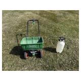 Scotts SpeedyGreen Garden Cart with Sprayer Tank - 2-Wheel
