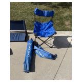 GreatLand Quad Chair Stadium Seat (Blue) - Set of 2