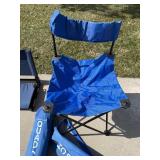 GreatLand Quad Chair Stadium Seat (Blue) - Set of 2