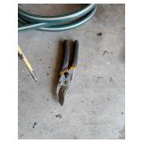 Garden Tools Set: Watering Can, 2 Long-Handled Cultivators, Fiskars Pruning Shears