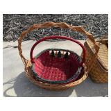 Vintage Wicker Basket Collection - Assorted Sizes & Shapes (Round/Oval/Rectangular)