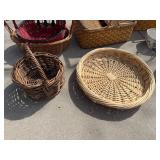 Vintage Wicker Basket Collection - Assorted Sizes & Shapes (Round/Oval/Rectangular)