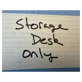 Wood 2-Drawer File Cabinet with Lock - Oak Finish - contents NOT inc