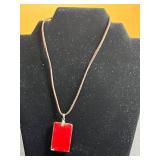 Floating Coral & Turquoise Beaded Necklace, Shells, Red Coral Pendant & More!