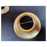 Faux Pearl Necklace, Gold-Tone Jewelry, Red Coral Necklace & Ornate Dresser Mirror Tray