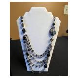 Necklace Collection - Multi-Strand Turquoise Beads with Filigree Pendants & Inc Coldwater Creek