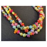 Assorted Necklace Jewelry Collection - w Pendants, Beads & Gem Stones