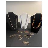 Cool VTG Bead Necklaces w Copper Wire Jewelry Collection