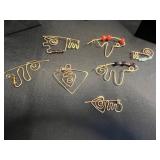 Cool VTG Bead Necklaces w Copper Wire Jewelry Collection