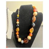 Cool VTG Bead Necklaces w Copper Wire Jewelry Collection