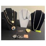 Monet & Kathy Van Zeeland Jewelry Lot - Vintage Necklaces & Pendants