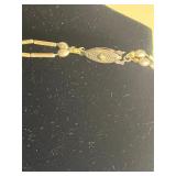 Boho Beaded Necklace Set with Cameo Pendant, Shell Hearts & M Initial Charm