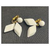 Pink Bead Multi-Strand Necklace with Faux Pearls, Mickey & Minnie Clips, Virgin Mary Charms & Mixed Earrings