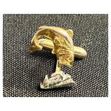 Lot of Mismatched/Single Cufflinks with Blue Cabochon, Inlays & Turquoise Accents