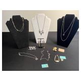 10K GF & 12K GF Pendants, Hollywood Brooch, Chains, Pendant Necklaces, "Wend" Bracelet