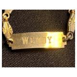 10K GF & 12K GF Pendants, Hollywood Brooch, Chains, Pendant Necklaces, "Wend" Bracelet