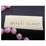 Art in the Alley Pin Set, Pink Bead Jewelry, Necklaces, Earrings, Bracelets & Charms