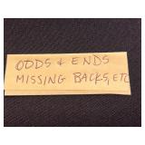 Vintage Costume Jewelry Assortment - Earrings, Brooches, Pins & Cameos Odds & Ends for Jewelry Making