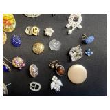Assorted Costume Jewelry Collection - Rings, Brooches, Pendants & Beads Odds & Ends for Jewelry Making