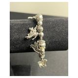 Coin-Link Bracelet, Anchor & Wheel Charms, Sterling Abalone Triangle Single Earring & More!