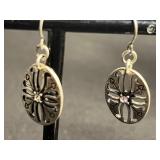 Vintage Silver-Tone Jewelry Set: Heart Pendant Necklace, Whiting Davis Locket, Premier Necklace & Turquoise Earrings