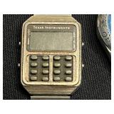 Timex Diver-Style Wristwatch & TI Digital Watch & Vintage Analog Watches & Bands (Assorted)