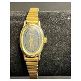 Illinois Pocket Watch on Chain & Timex Gold-Tone Wristwatch (Lot of 2) - untested